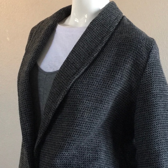 NWOT Gray One-Button Front Duster Jacket - Picture 5 of 7